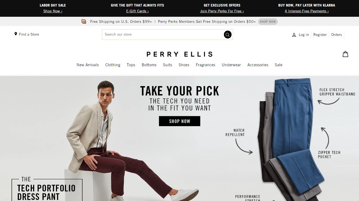 Perry Ellis Online Store for Men | Official Site